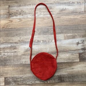 Baggu • Ruby Suede Leather Circle Purse